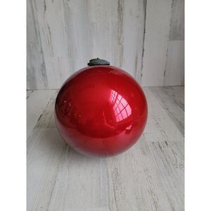 Large blown glass red ball ornament glass Xmas home decor display